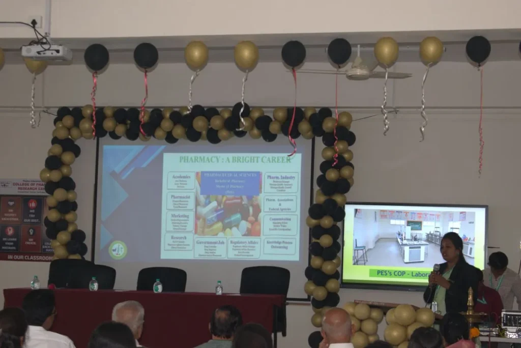 Induction Programme 2025 at PES College of Pharmacy Phaltan 4 B Pharm examination guidance during Induction Programme at PES College of Pharmacy Phaltan