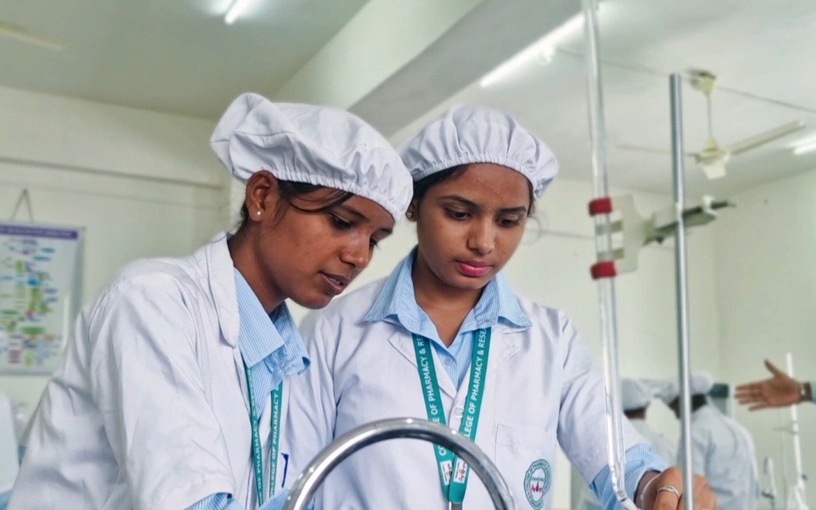 Pharmacy laboratory practical session