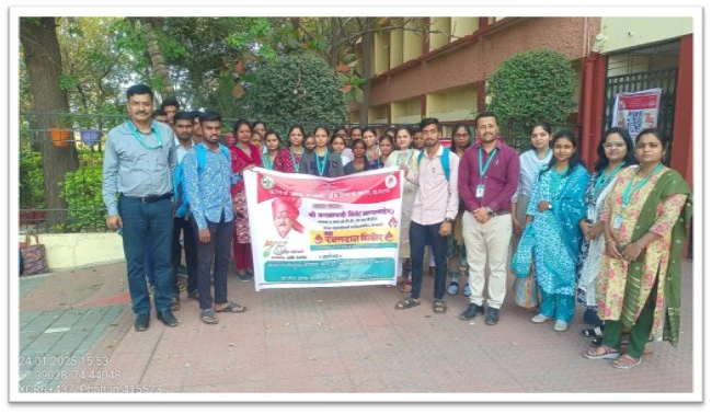 Blood Donation Camp 2025 at PES College of Pharmacy Phaltan