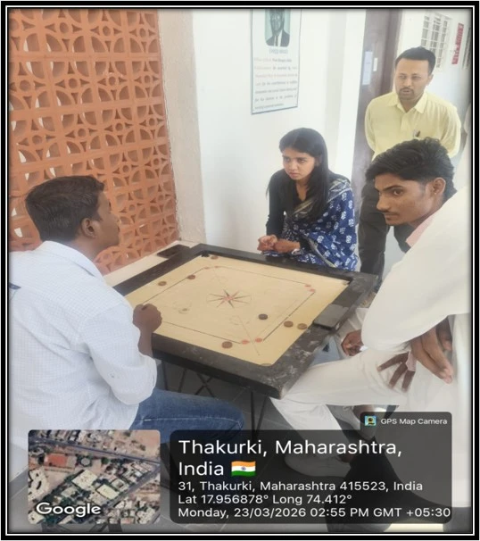 Carrom Competition 2026 at Pharmacy College Phaltan