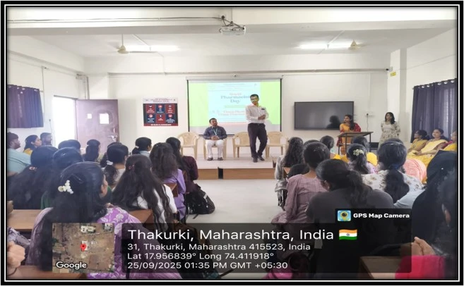 Rangoli & Sketch Competition on World Pharmacists Day 2025 | PESCOP Phaltan 1 World Pharmacists Day 2025 celebration at College of Pharmacy & Research Center Phaltan
